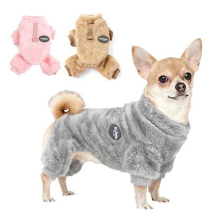 Suéteres para perros pequeños, ropa de invierno para mascotas, pijamas de lana para cachorros, trajes para perros, ropa para gatos Chihuahua Yorkie