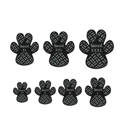Paquete de 4 empuñaduras antideslizantes para patas de perro, almohadillas de tracción, pegatinas de protección para patas de perro con adhesivo más fuerte para suelos duros o lesiones
